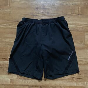 BONTRAGER Men XL Black Quantum Padded Cycling Loose Fit Bike 11” Pull On Shorts*